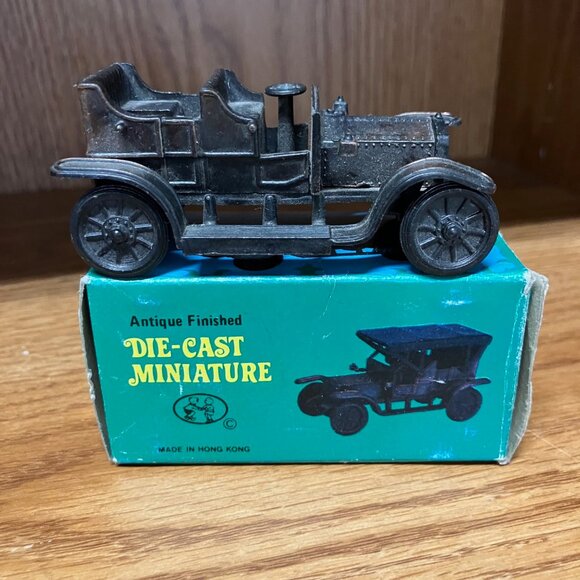 Lot of 6 VTG Miniature Car Steam Boat Train Die Cast Metal Pencil Sharpeners - Picture 3 of 16